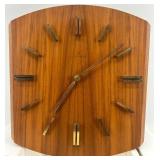 Junghans Mid-Century Modern Wall Clock with Pendulum and Chains