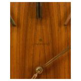 Junghans Mid-Century Modern Wall Clock with Pendulum and Chains