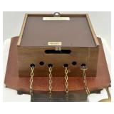 Junghans Mid-Century Modern Wall Clock with Pendulum and Chains