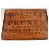 Set of 3 Vintage Wooden Fruit Crates with Branding