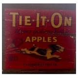 Set of 3 Vintage Wooden Fruit Crates with Branding