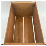 Set of 3 Vintage Wooden Fruit Crates with Branding