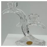 Set of 5 Crystal Candle Holders Including Lead Crystal Designs including New Martinsville by Viking Glass