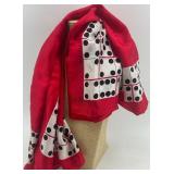 Perry Ellis Domino Print Scarf with Decorative 8 Ben Wa / Ball Baoding Balls in Box