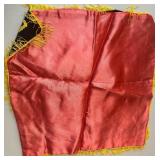 Set of 3 Vintage Souvenir Satin Scarves Puerto Rico Jamaica Naval USN