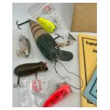 Vintage Fishing Tackle, WWII Manuals, and Joke Books Collection