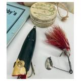 Vintage Fishing Tackle, WWII Manuals, and Joke Books Collection