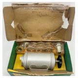 Vintage Kitchen Gadget Set: Jiffy Whip Cream Whipper, Pastry Scraper, and Mirro Cooky Press for Spritz Cookies