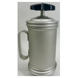 Vintage Kitchen Gadget Set: Jiffy Whip Cream Whipper, Pastry Scraper, and Mirro Cooky Press for Spritz Cookies