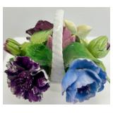 Collection of 11 Vintage Porcelain Animal and Floral Figurines including England