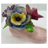 Collection of 11 Vintage Porcelain Animal and Floral Figurines including England