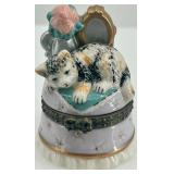 Collection of 11 Vintage Porcelain Animal and Floral Figurines including England