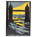 Lands and Peoples 7-Volume Illustrated Hardcover Book Set by Grolier