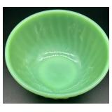 Fire-King 7" Jadeite Swirl Mixing Bowl