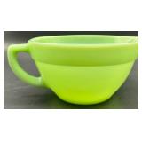 Oven Fire King Jadeite Green Glass 8" Batter Bowl with Spout