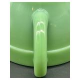 Oven Fire King Jadeite Green Glass 8" Batter Bowl with Spout