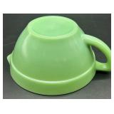 Oven Fire King Jadeite Green Glass 8" Batter Bowl with Spout