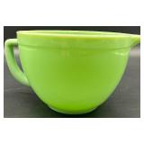 Fire King Jadeite 2 Quart Mixing Batter Bowl with Handle and Pour Spout
