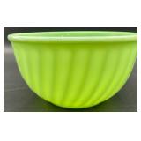 Vintage Fire-King 9" Jadeite Swirl Mixing Bowl