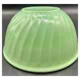 Vintage Fire-King 9" Jadeite Swirl Mixing Bowl