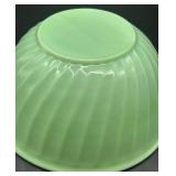 Vintage Fire-King 9" Jadeite Swirl Mixing Bowl