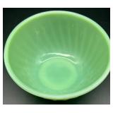 Vintage Fire-King 7" Jadeite Swirl Mixing Bowl