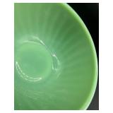 Vintage Fire-King 7" Jadeite Swirl Mixing Bowl