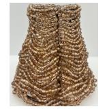 Collection of 13 Vintage Miniature Lamp Shades Assorted Styles