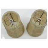 Collection of 13 Vintage Miniature Lamp Shades Assorted Styles