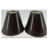 Collection of 13 Vintage Miniature Lamp Shades Assorted Styles