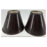 Collection of 13 Vintage Miniature Lamp Shades Assorted Styles