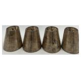 Collection of 13 Vintage Miniature Lamp Shades Assorted Styles