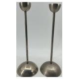 Collection of 6 Beaded Mini Candle Lamp Shades with 7 Metal Holders