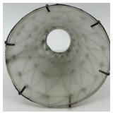 Collection of 6 Beaded Mini Candle Lamp Shades with 7 Metal Holders