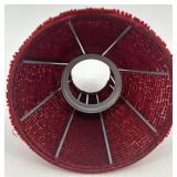 Collection of 6 Beaded Mini Candle Lamp Shades with 7 Metal Holders