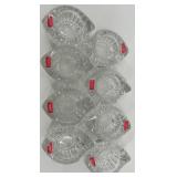 Set of 8 Mikasa Royal Suite Crystal Votive Candle Holders with Box