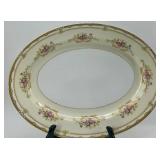 Huge Lot of Vintage Hand Painted China Serving Platters and Plates including Noritake