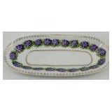 Huge Lot of Vintage Hand Painted China Serving Platters and Plates including Noritake