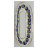 Huge Lot of Vintage Hand Painted China Serving Platters and Plates including Noritake