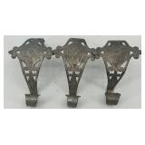 Collection of Antique and Vintage Hardware including Hooks, Door Plates, and Knobs