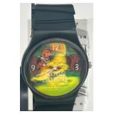 Collection of 4 Vintage Disney Character Watches in Display Cases