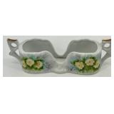 Vintage Decorative Homewares Lot with Porcelain, Art Glass, and Perfume Bottle