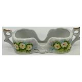 Vintage Decorative Homewares Lot with Porcelain, Art Glass, and Perfume Bottle