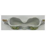 Vintage Decorative Homewares Lot with Porcelain, Art Glass, and Perfume Bottle