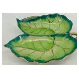 Vintage Decorative Homewares Lot with Porcelain, Art Glass, and Perfume Bottle