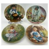 Set of 4 Mother Goose Collector Plates by John McClelland RECO Limited Edition