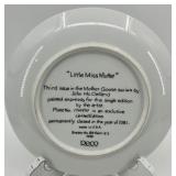 Set of 4 Mother Goose Collector Plates by John McClelland RECO Limited Edition