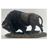 Little Elk Hunts Buffalo Book with 2 Buffalo Figurines