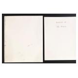 John Travolta and Olivia Newton-John Set of 6 Vintage Black and White Movie Stills