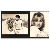 John Travolta and Olivia Newton-John Set of 6 Vintage Black and White Movie Stills